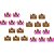 Kit festa Emoji cocô menina 107 peças (10 pessoas) - Imagem 3