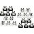 Kit festa infantil Panda (preto e branco) 143 peças (20 pessoas) - Imagem 4