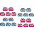 Kit festa Lol Surprise (pink e azul claro) 103 peças (10 pessoas) - Imagem 3