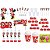 Kit festa Minnie vermelha 105 peças (10 pessoas) - Imagem 1