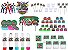 Kit festa Power Ranger Dino Charger  113 peças (10 pessoas) - Imagem 1