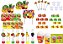 Kit festa Salada de Frutas 155 peças - Imagem 1
