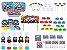 Kit festa Thomas e seus Amigos (colorido) 311 peças (30 pessoas) - Imagem 1