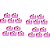 Kit Minnie Baby rosa 106 Peças (10 pessoas) - Imagem 2