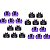 50 forminhas, 50 mini colheres Chá de Lingerie  lilás  + 50 copinhos - Imagem 2