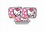 10 Marmitinhas Hello Kitty rosa - Imagem 1