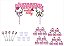 Kit Festa Hello Kitty rosa 151 peças - Imagem 1