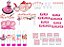 Kit Festa Chá de Cozinha pink 173 peças (20 pessoas) painel e cx - Imagem 1