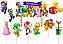 Topo de Bolo Super Mario Bros 10 peças - Imagem 1
