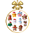 Apliques Natalinos (10 peças) - Imagem 1