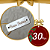 Plaquinhas Natalinas em MDF Branco BOAS FESTAS - Imagem 4