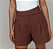 Shorts Alfaiataria Duna Marrom - Imagem 3