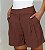 Shorts Alfaiataria Duna Marrom - Imagem 5