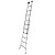 Escada Extensível 2x6 Em Alumínio Com 12 Degraus - Mor - Imagem 1