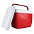Caixa Térmica 34 Litros Cooler com Alça Vermelho Mor - Imagem 1
