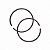 Jogo de Anéis do Pistão da Roçadeira CG-420 Garthen 6401.6 - Imagem 1