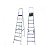 Escada Alumínio 8 Degraus Capacidade De 120kg - Mor - 5106 - Imagem 1