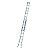 Escada Extensível 2x9 Em Alumínio Com 18 Degraus - Mor - Imagem 1