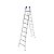 Escada Extensível 2x9 Em Alumínio Com 18 Degraus - Mor - Imagem 2