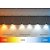 Painel LED 12W Lux Recuado Embutir Quadrado 3000K Taschibra - Imagem 3