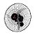Ventilador de Parede 60cm de Aço Venti-Delta Preto Bivolt - Imagem 1