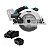Kit Serra Circular Com Bateria 4Ah Wesco Brushless 18V Ws2821.9 - Imagem 2