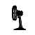 Ventilador de Mesa Turbo 6 Pás 30cm Preto 220V Premium Ventisol - Imagem 4