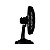 Ventilador de Mesa Turbo 6 Pás 50cm Preto 220V Premium Ventisol - Imagem 2