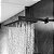 Ducha De Parede Loren Quadra Black 7034 B16 Lorenzetti - Imagem 1