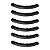 Conjunto 6 Cremalheiras Para Betoneira Motomil 120/150 Litros de Nylon - Imagem 2