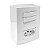 Caixa Sobrepor Interruptor Duplo + Tomada 10A Margirius Branco - Imagem 4