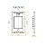 6 Conjuntos Placa 4x2 Cega c/Suporte Branco Sleek Margirius - Imagem 2