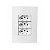 Conjunto 4x2 Com 3 Tomadas Fêmeas 10A Branco Sleek Margirius - Imagem 1