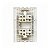 Conjunto 4x2 Interruptor 4 Teclas Simples Branco Sleek Margirius - Imagem 3