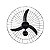 Ventilador Parede Oscilante 60cm 200w Bivolt Preto Ventisol - Imagem 1