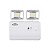 Bloco Autônomo Luz De Emergência 2 Farol Led 2200ml Bivolt Cor Branco 100V/240V - Imagem 4