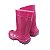 Bota Infantil Impermeável Pink Galocha Pvc Borracha Calfor - Imagem 4