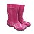 Bota Infantil Impermeável Pink Galocha Pvc Borracha Calfor - Imagem 2