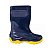 BOTA INFANTIL IMPERMEAVEL AZUL AMARELA GALOCHA PVC BORRACHA CALFOR AZUL E AMARELO - Imagem 5