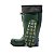 BOTA GALOCHA DE PVC VERDE PROAGRO CALFOR COM PALMILHA VERDE - Imagem 4