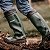 BOTA GALOCHA DE PVC VERDE PROAGRO CALFOR COM PALMILHA VERDE - Imagem 7