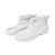 BOTA FLEX BORRACHA PVC STIVALETTO BRANCA CANO CURTO IMPERMEAVEL CALFOR BRANCA - Imagem 4