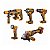 Kit Ingco 20V Brushless 5 Peças Parafusadeira Impacto Esmerilhadeira Martelete 2 Baterias Maleta Profissional - Imagem 5
