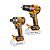 Combo 2x Paraf + Chave de Impacto 20V 1/2 66Nm 1/4 285Nm C/ 2 Baterias 2Ah Ingco - Imagem 3