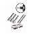Combo 2x Paraf + Chave de Impacto 20V 1/2 66Nm 1/4 285Nm C/ 2 Baterias 2Ah Ingco - Imagem 5