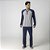 Pijama Masculino Longo Marinho e Mescla - Imagem 1