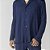 Pijama Masculino Longo Aberto Marinho - Imagem 2