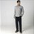 Pijama Masculino Longo Mescla e Preto - Imagem 1