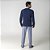 Pijama Masculino Longo Azul Tie - Imagem 3