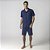 Pijama Masculino Curto Aberto Marinho - Imagem 2